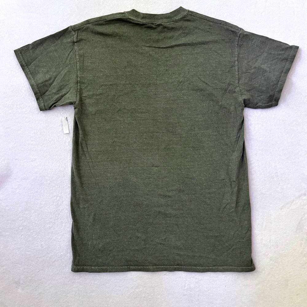 Janis Joplin Graphic T-Shirt Olive Green Vintage Style Rock Band Tee S/Medium - Picture 2 of 5